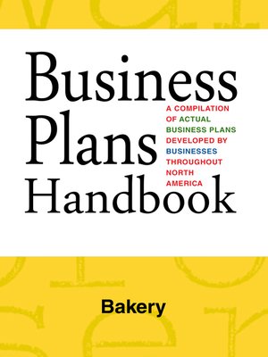 cover image of Business Plans Handbook: Bakery
